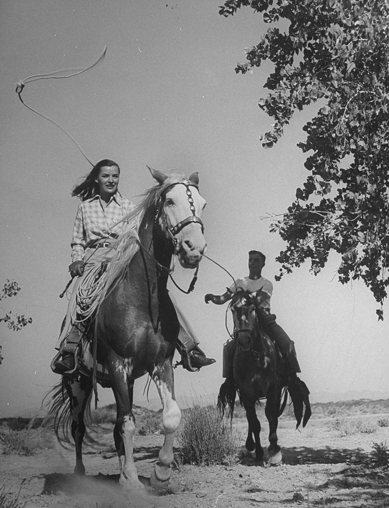 Ella Raines with her husband Kenneth Trout.