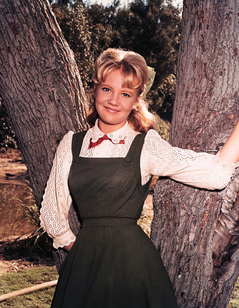 Hayley Mills during filming of the Walt Disney production of Summer Magic