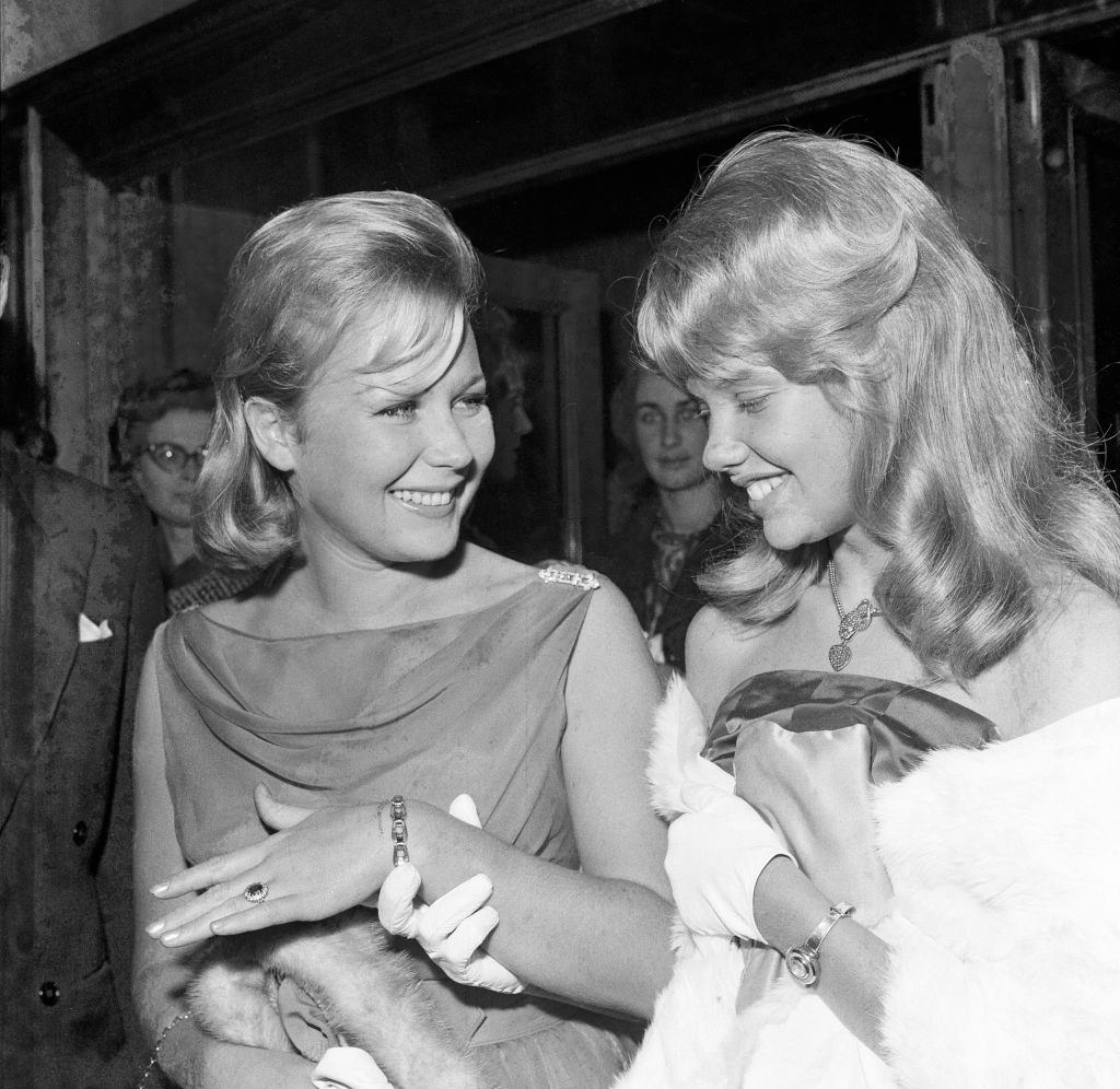 Hayley Mills pictured at Downham, Lancashire, studying the script of the film 'Whistle Down the Wind', 1961