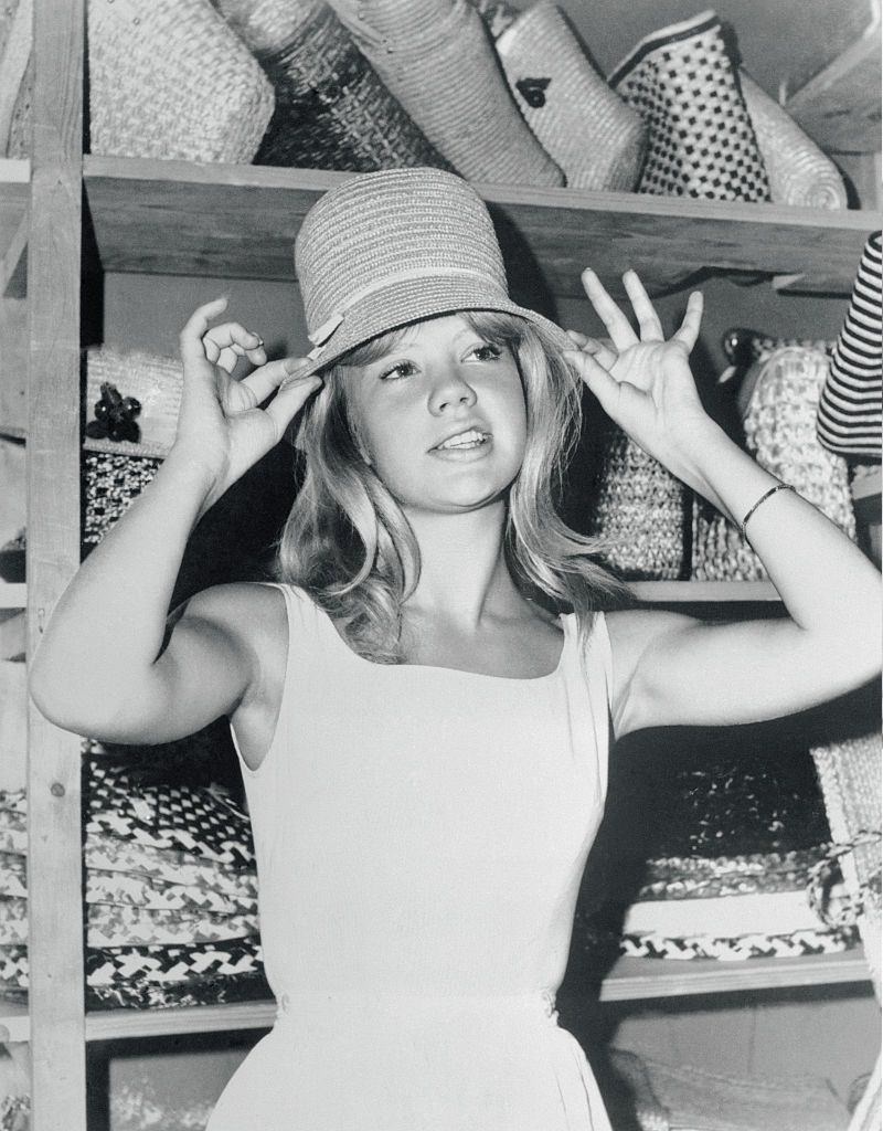 Hayley Mills wearing a hat, 1964