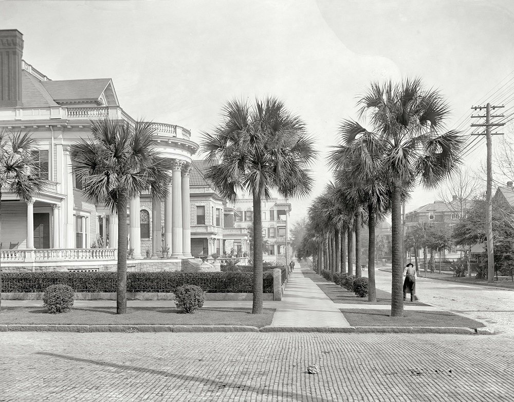 Residences, corner Laura and Ashley Streets, Jacksonville, Florida, circa 1910