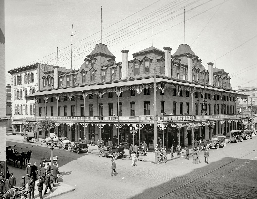 Hotel Duval, Jacksonville, 1910
