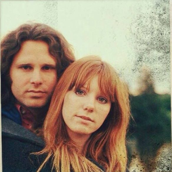 Pamela Courson and Jim Morrison