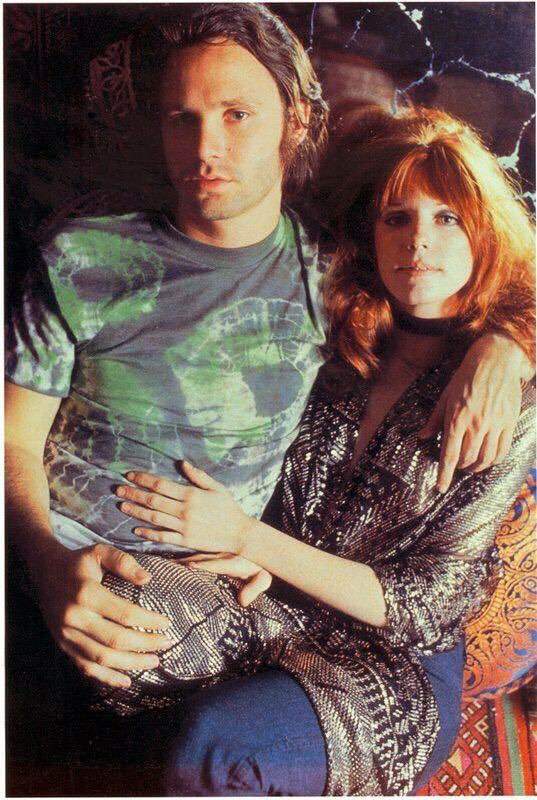 Pamela Courson and Jim Morrison