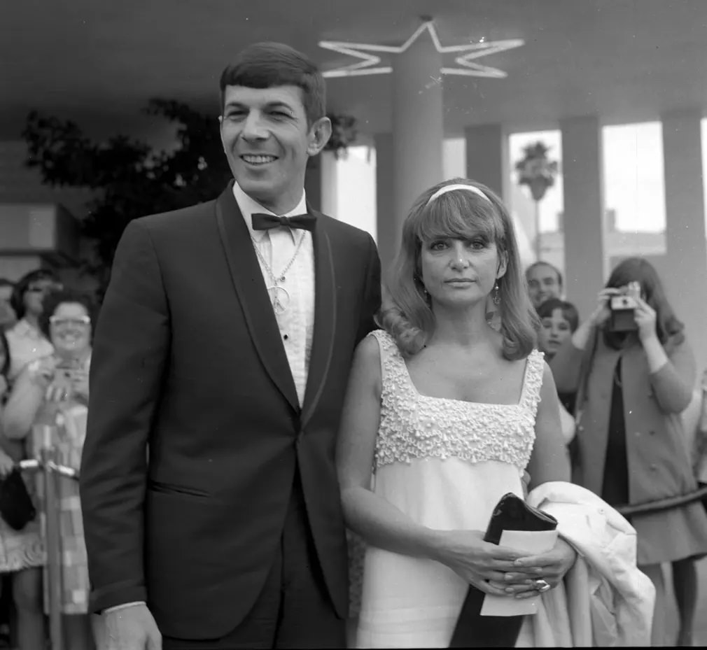 Nimoy and Sandra Zober attending an event in Loss Angeles, 1966