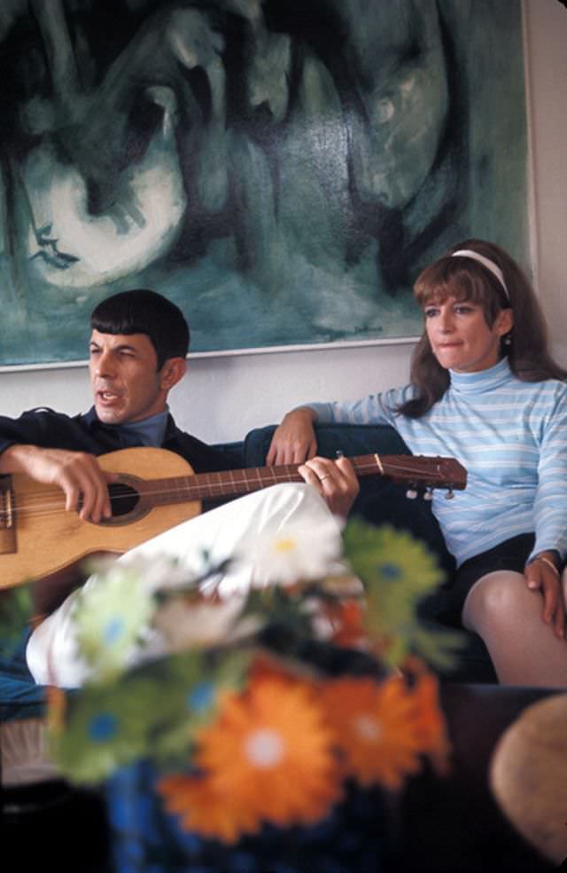 Sandra Zober and Leonard Nimoy, 1966