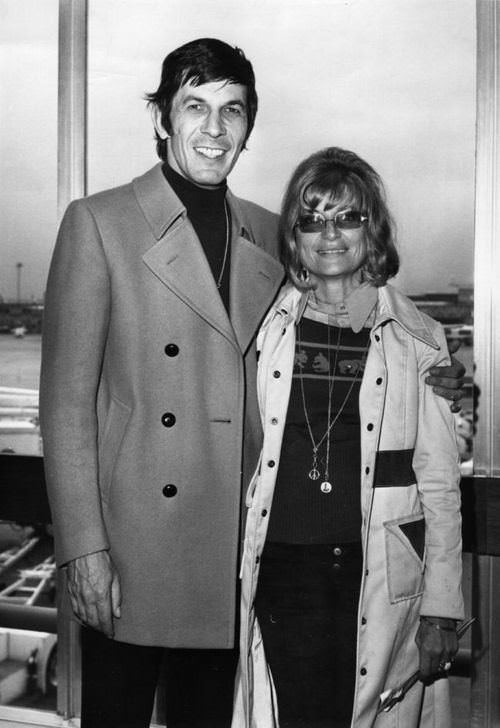Sandra Zober with Leonard Nimoy