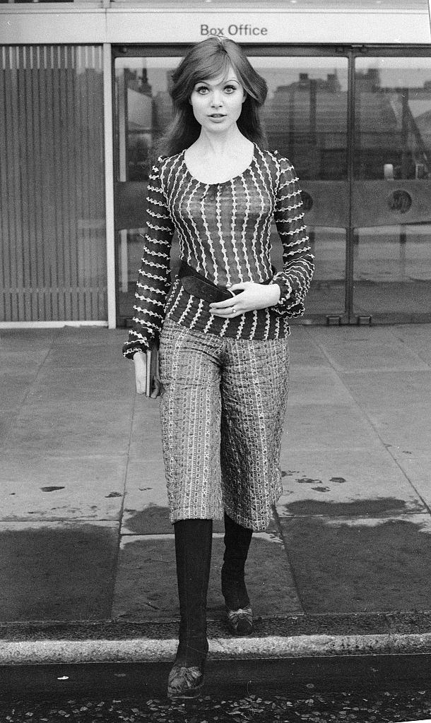 Madeline Smith in London, 1971
