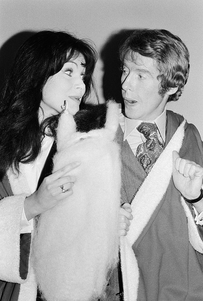 Madeline Smith with Michael Crawford, 1973