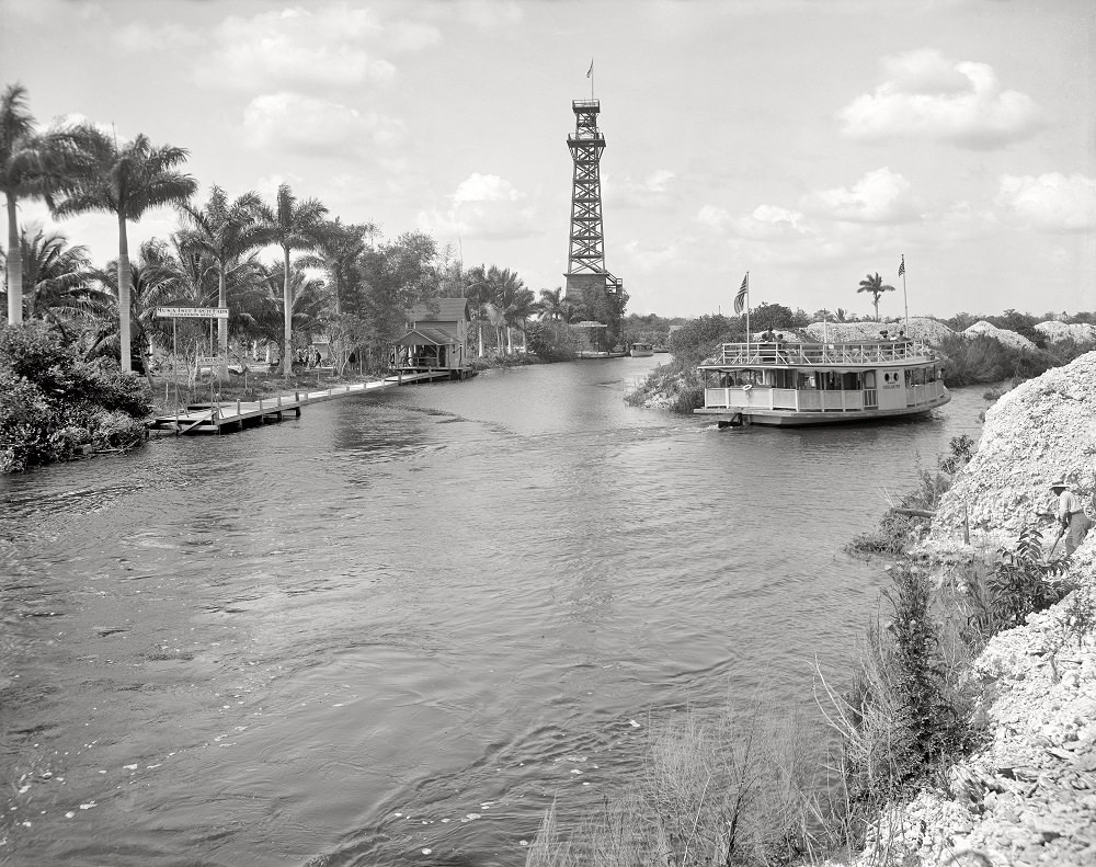 A view of Old Miami and some long-gone landmarks, 1912