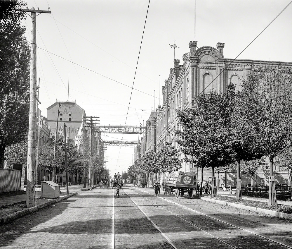 Pabst brewery, Milwaukee, 1900