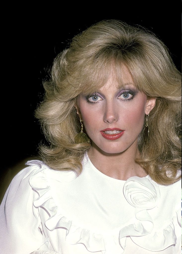 Morgan Fairchild at a Taping of "The Merv Griffin Show" at Metromedia Square in Los Angeles, California