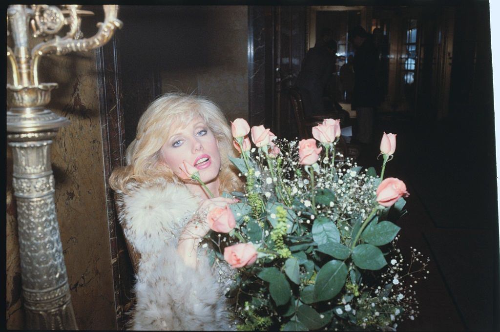 Morgan Fairchield Carrying Rose Bouquet in the dramatic production of The Seduction