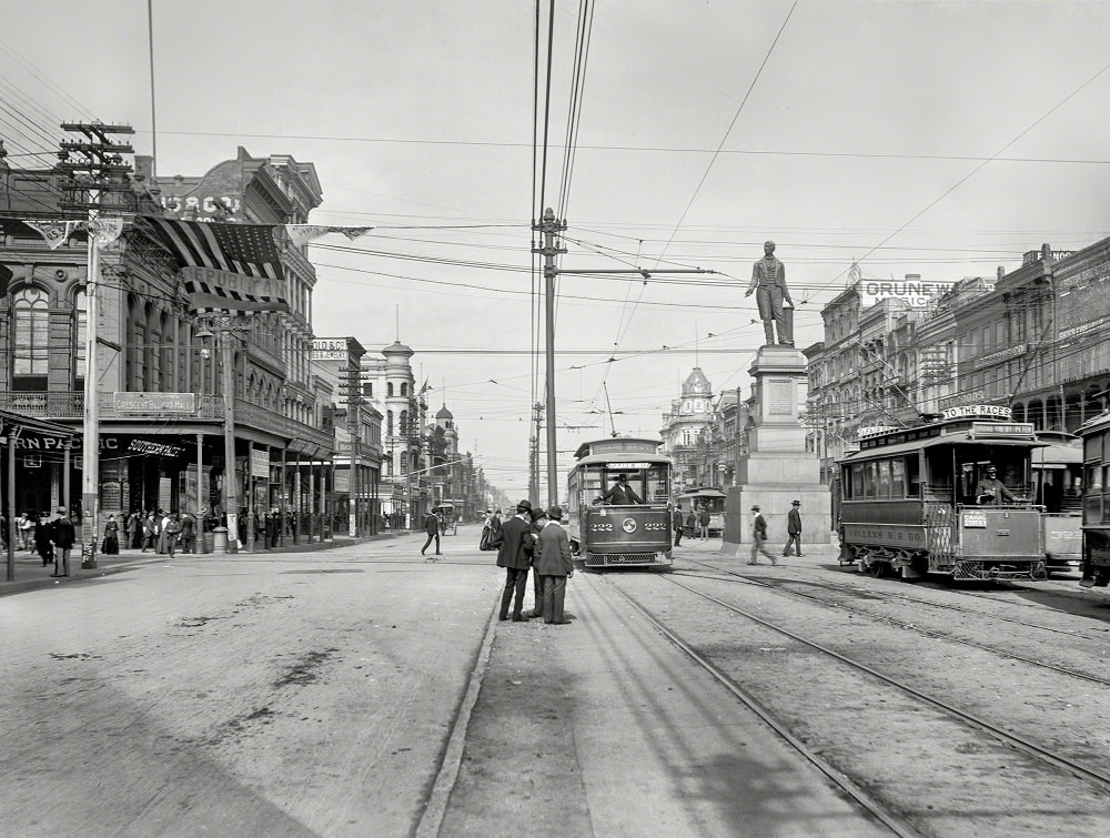 Henry Clay Monument, Canal Street, New Orleans circa 1900
