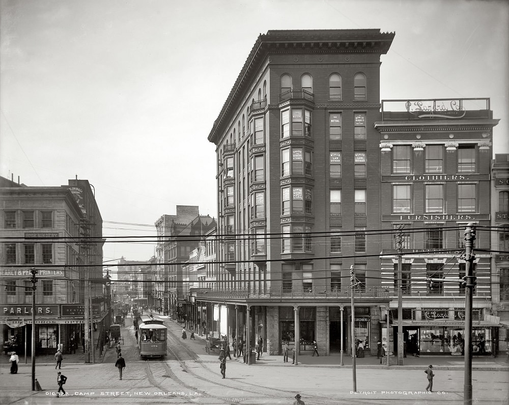 Camp Street, New Orleans circa 1905