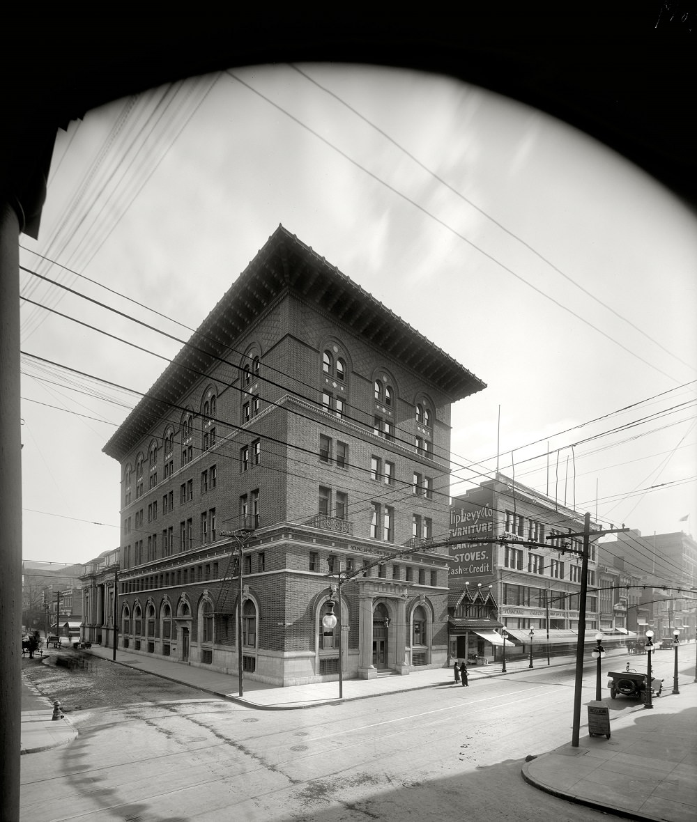 Central Y.M.C.A, Norfolk, Virginia, circa 1917