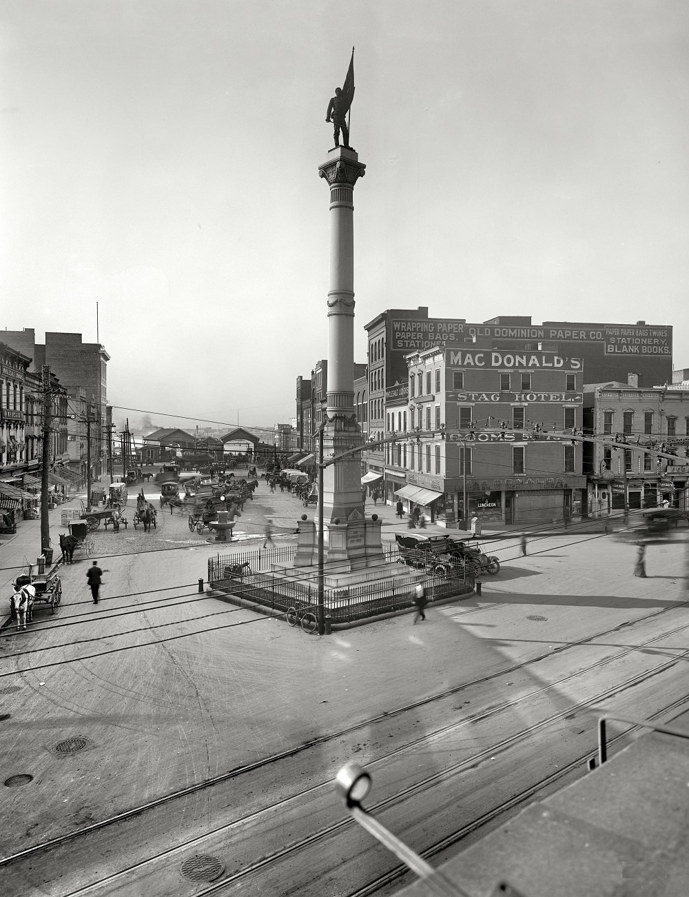 Confederate Monument., Norfolk, Virginia, circa 1910