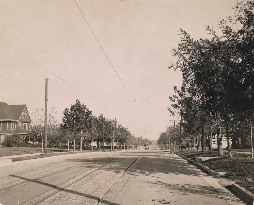 13th Street looking east, Oklahoma