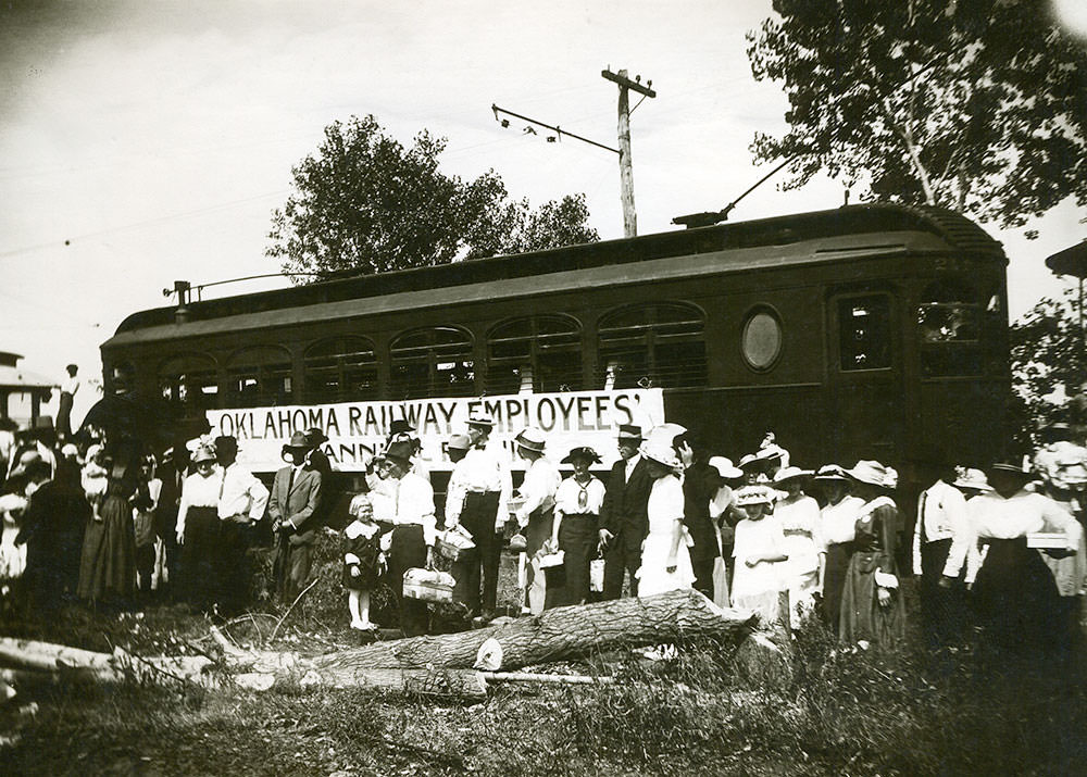 Oklahoma Electric Railway Lines, 1910