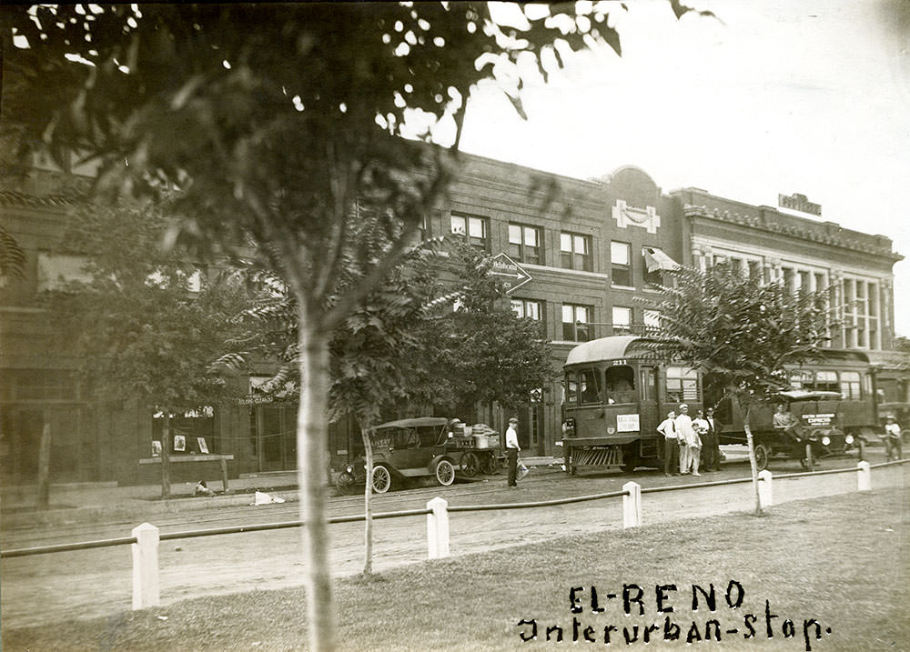 El Reno stop, Oklahoma Electric Railway Lines