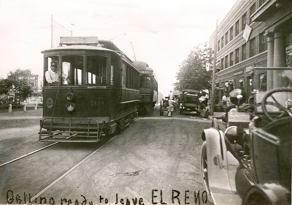 El Reno streetcar Oklahoma Electric Railway Lines