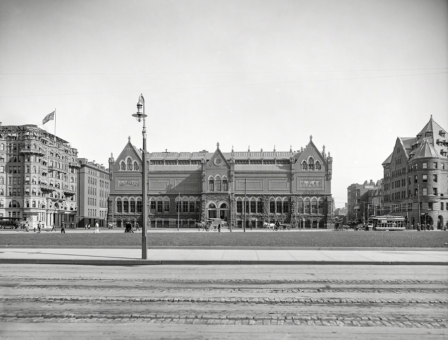 Copley Square and Museum of Fine Arts, Boston, 1906