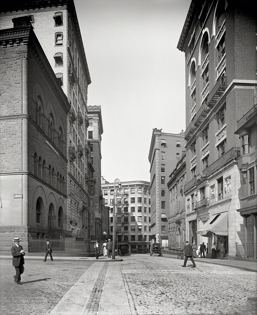 Beacon Street at Bowdoin, Ward 6, Boston, Massachusetts, 1906