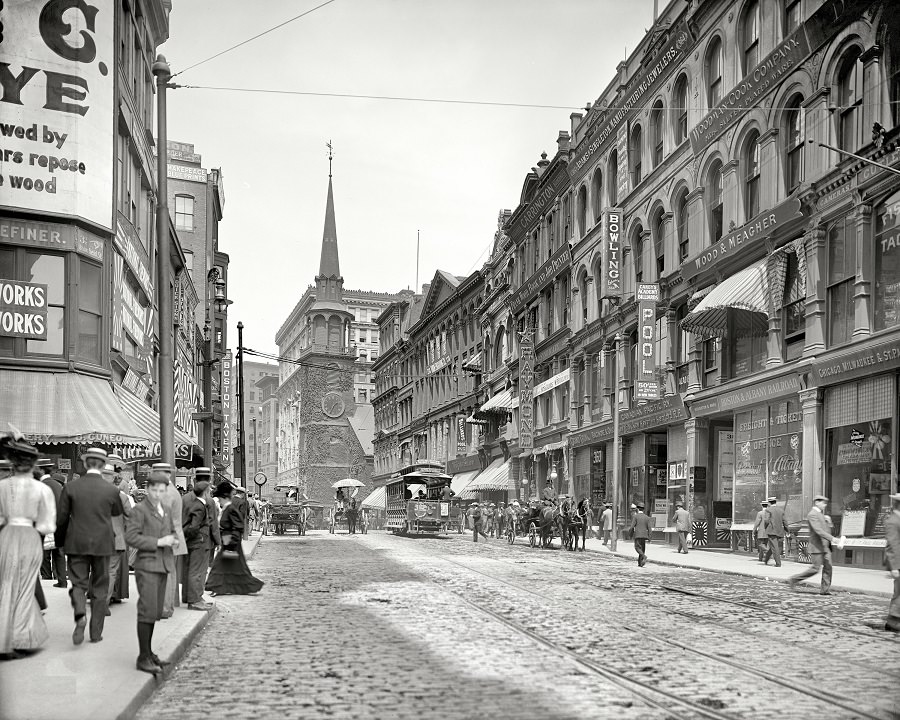 Washington Street, Boston, 1906