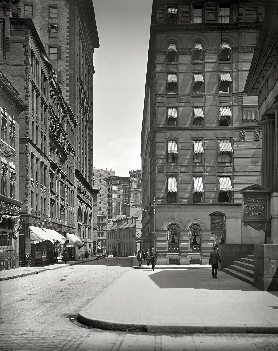 Court Street, Ames Building, Boston, 1906