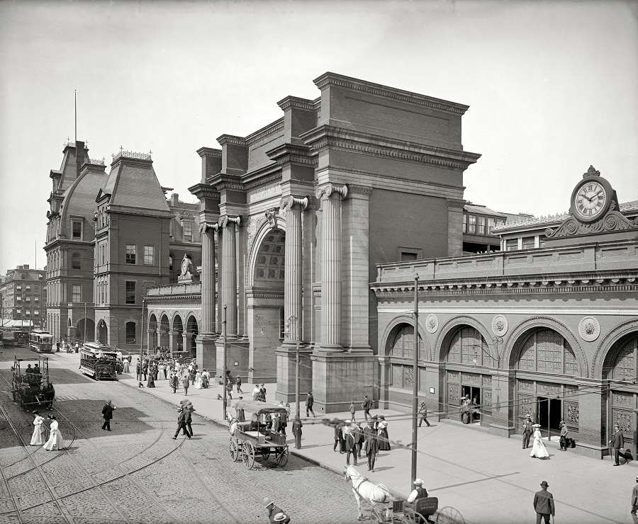 North Station, Boston, 1905