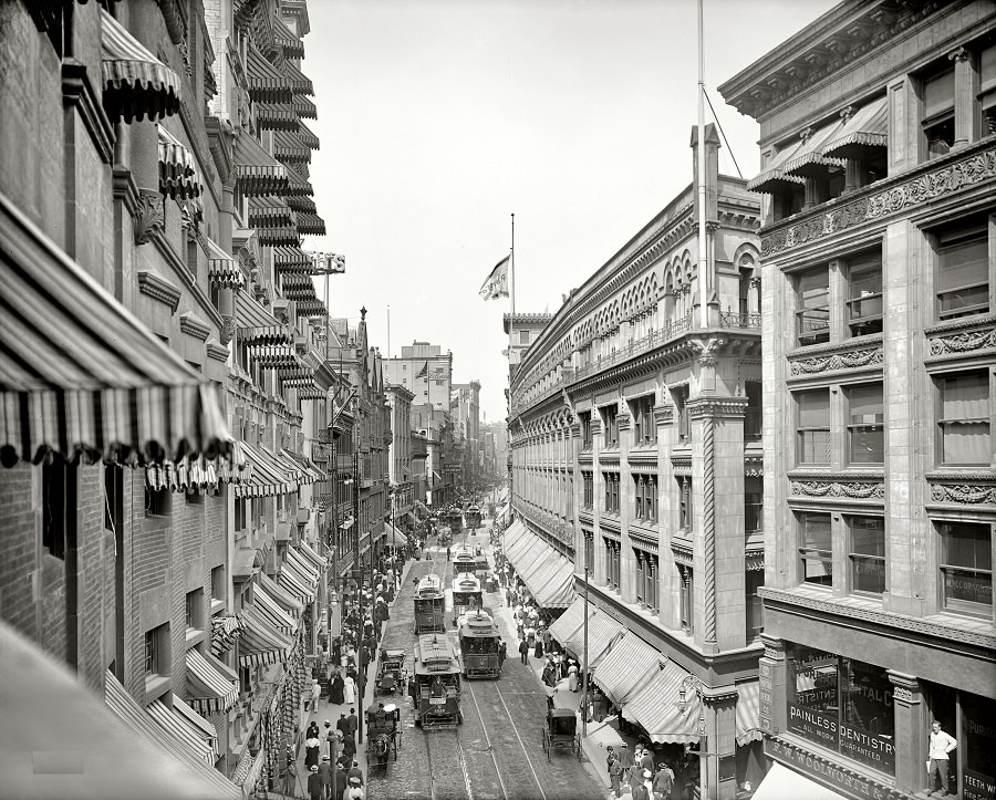 Washington Street, Boston, 1906