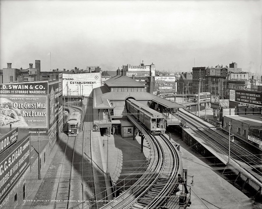 Dudley Street Station, Boston, 1904