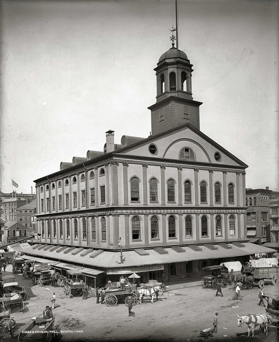 Faneuil Hall, Boston, 1903