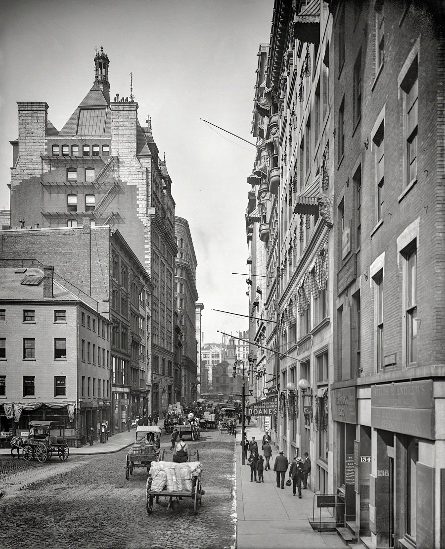 State Street, Boston, Massachusetts, 1905