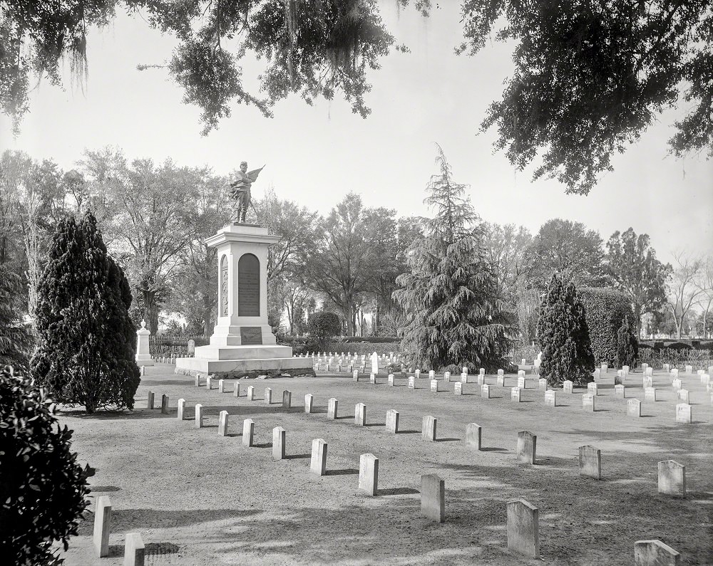 Confederate Monument, Magnolia Cemetery, Charleston, 1900