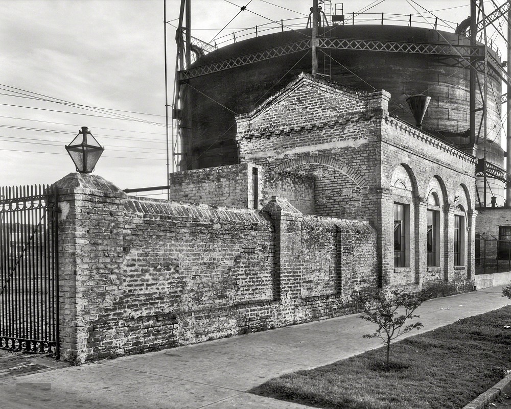 Charlotte Street Gas Works, Charleston, South Carolina, 1937