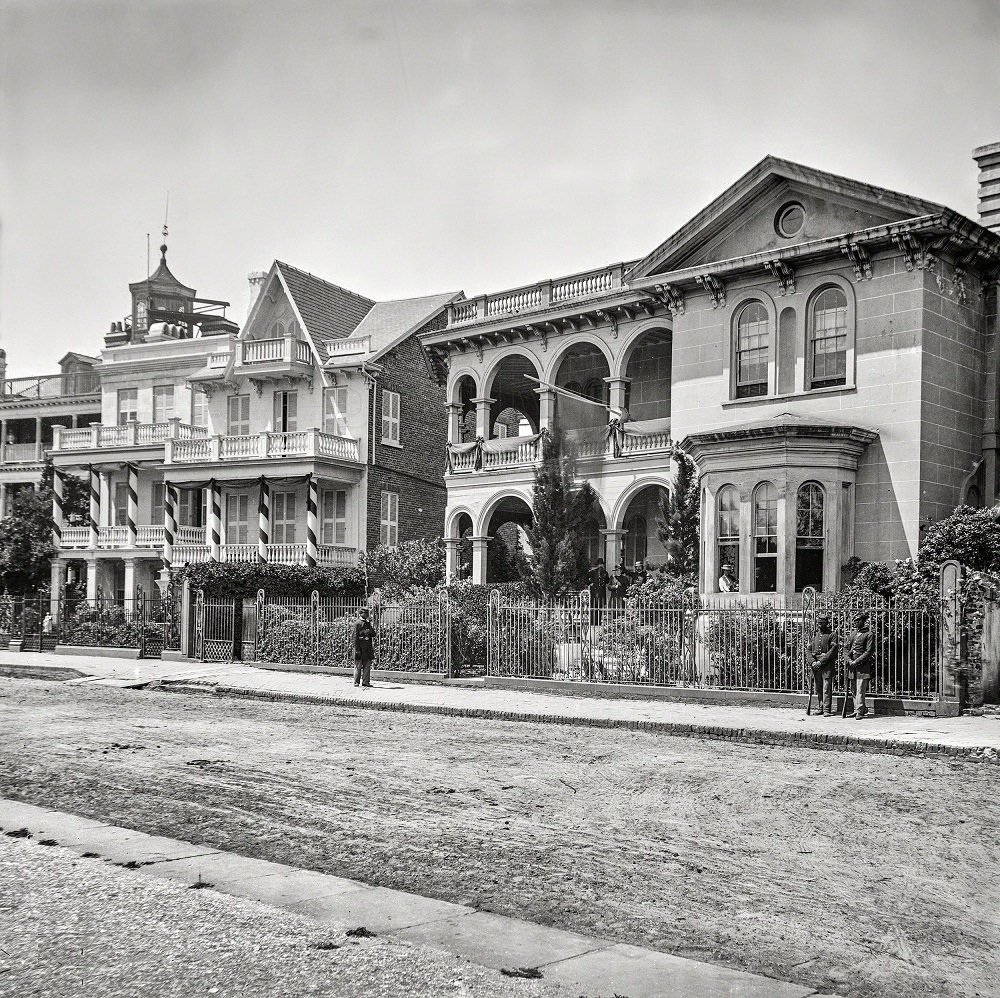 Headquarters of Gen. John P. Hatch, South Battery, Charleston, South Carolina, April 1865