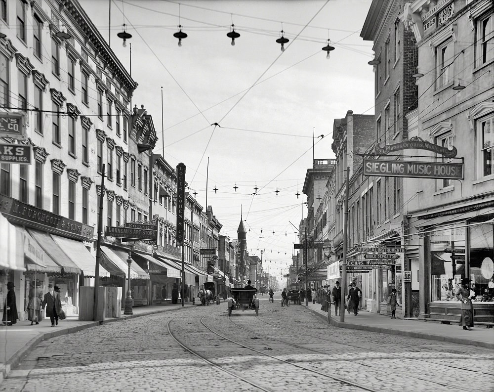 King Street, Charleston, 1910