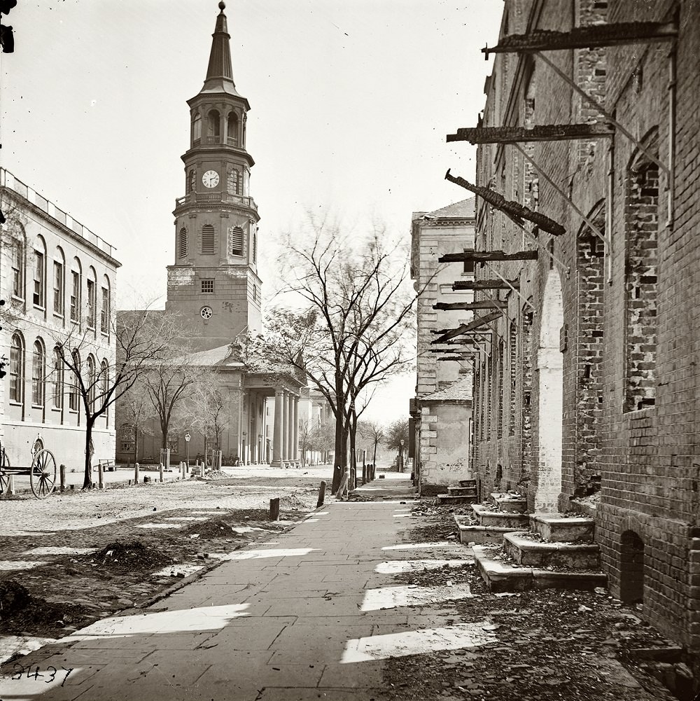 St. Michael's Episcopal Church in Charleston, South Carolina, 1865