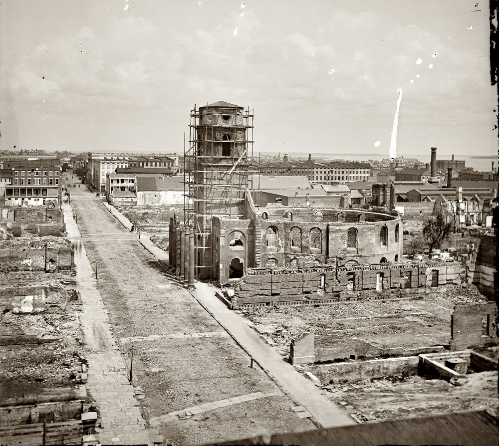 Charleston, South Carolina, after bombardment by the Federal Navy, April 1865