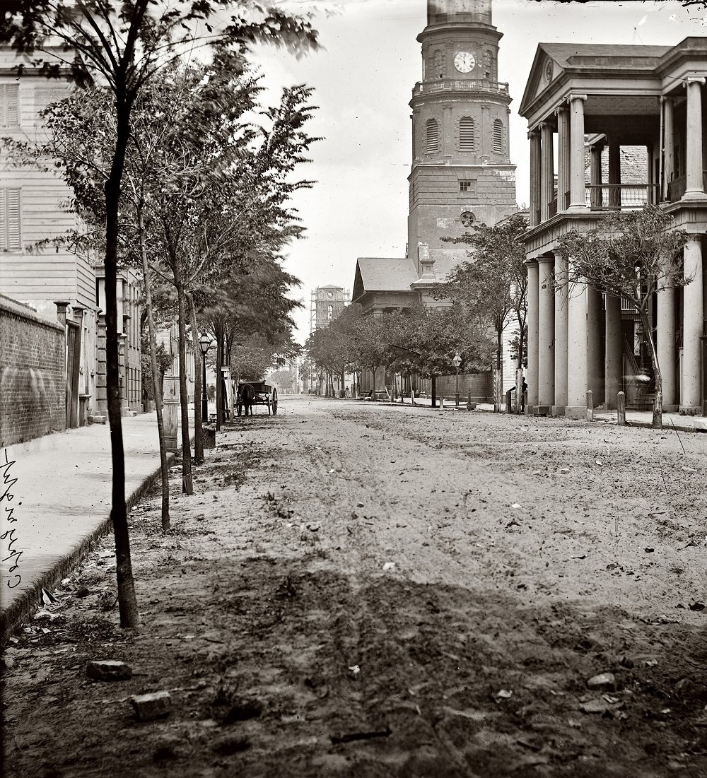 Meeting Street, Charleston, 1865
