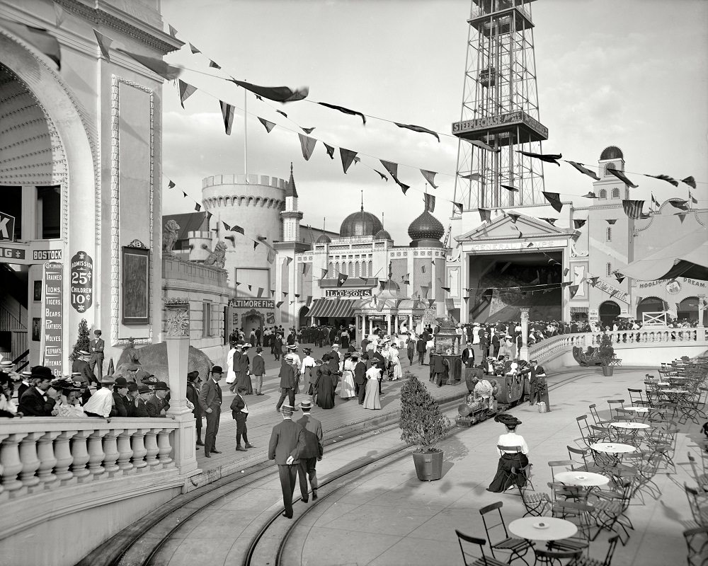 A Dreamland Park Coney Island, New York, kb. 1905 körül