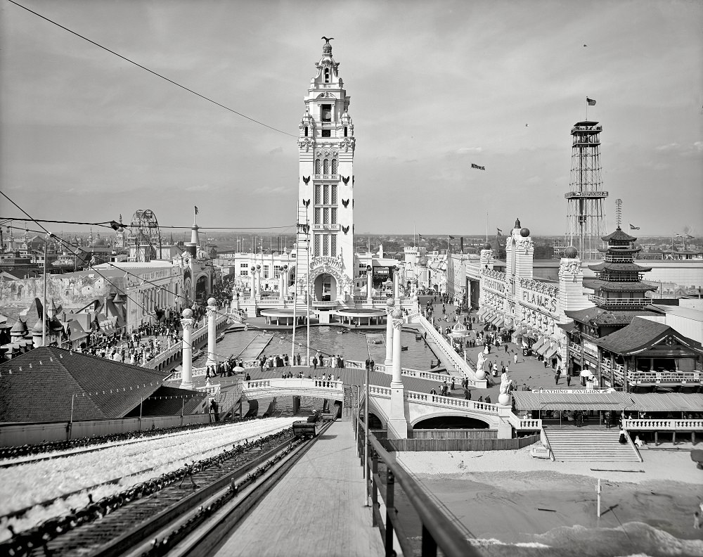 Dreamland Park, Coney Island, New York, 1905 körül