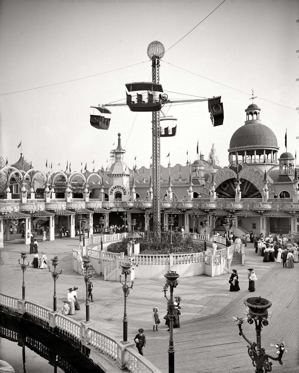 A örvény örvénye, Luna Park, Coney Island, New York, kb. 1905