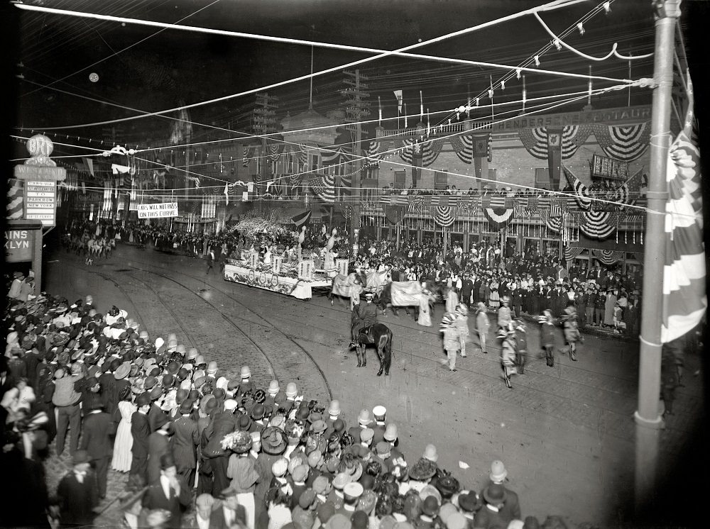 Bon temps New York-i stílus, Coney Island Mardi Gras, 1908