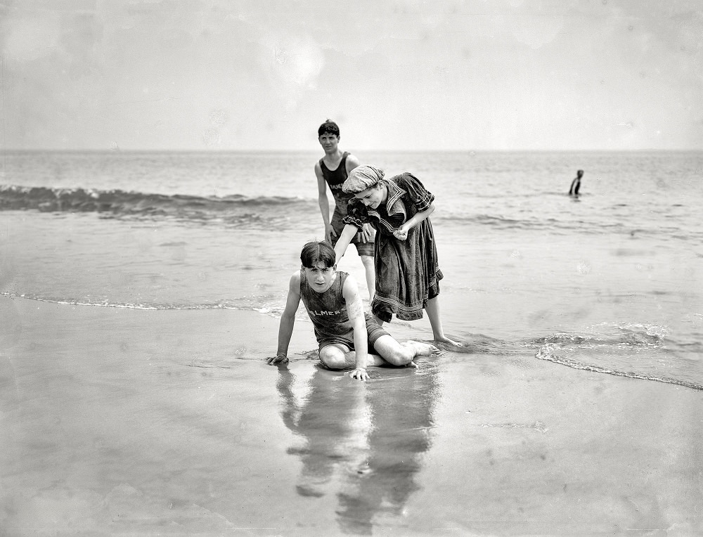 All washed up on Coney Island circa 1905