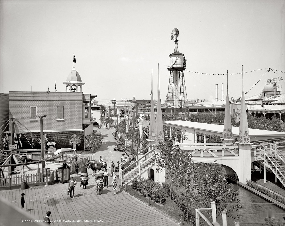 Steeplechase Park, Coney Island, New York circa 1903