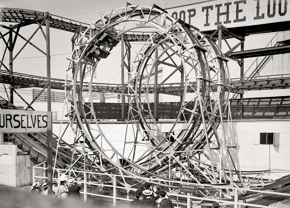 Loop the Loop at Coney Island, New York, 1903