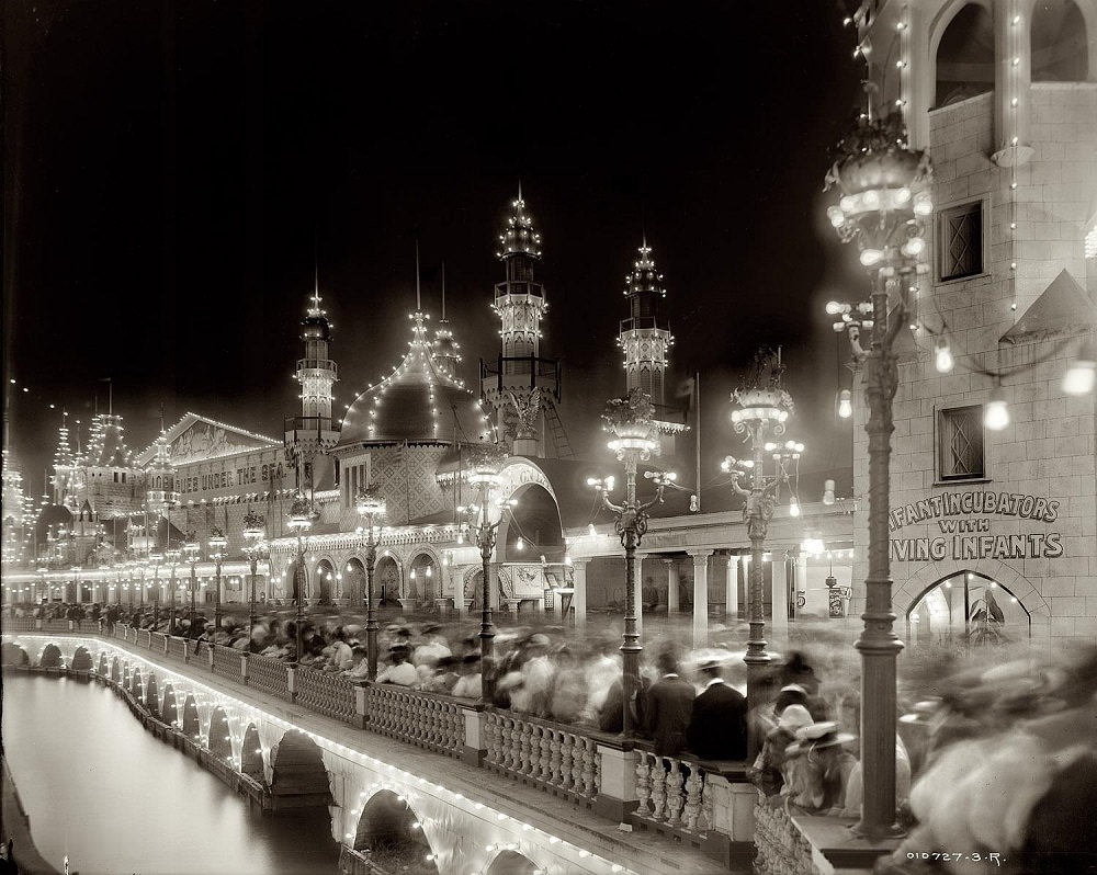 Luna Park, Coney Island 1905 körül