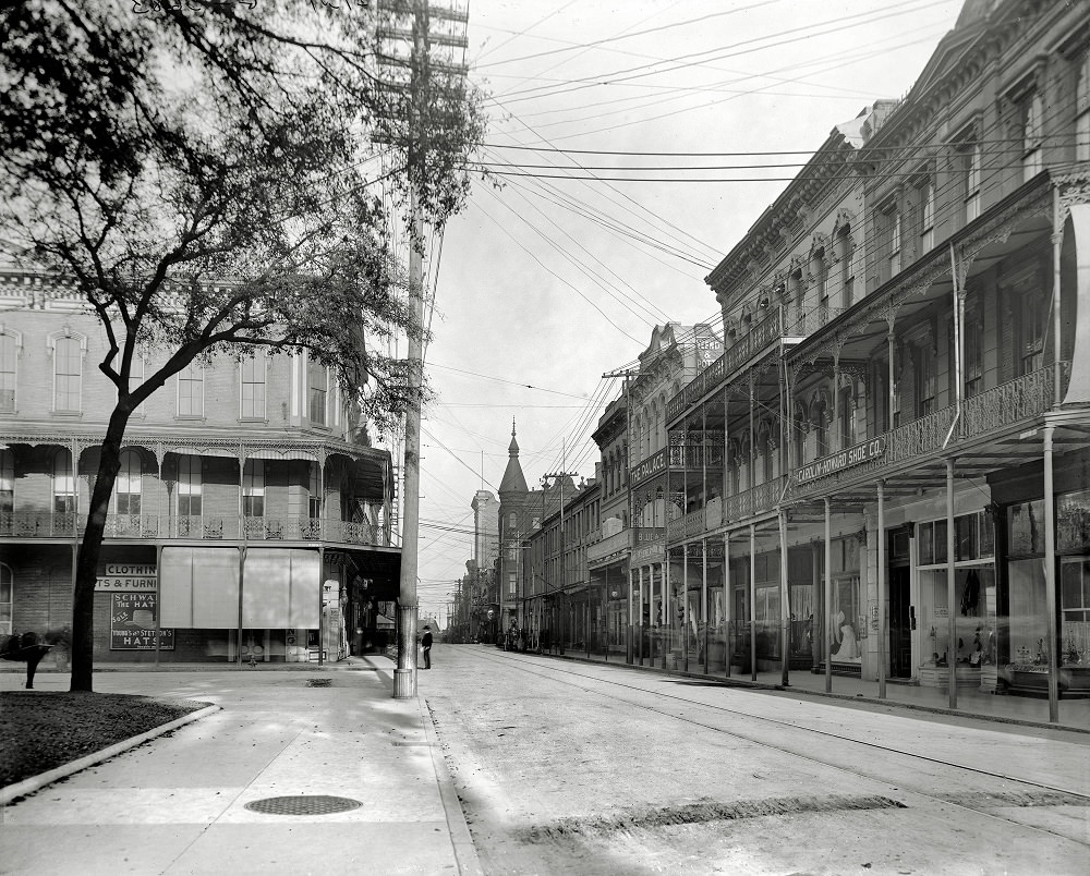 Dauphin Street, Mobile, Alabama, circa 1906